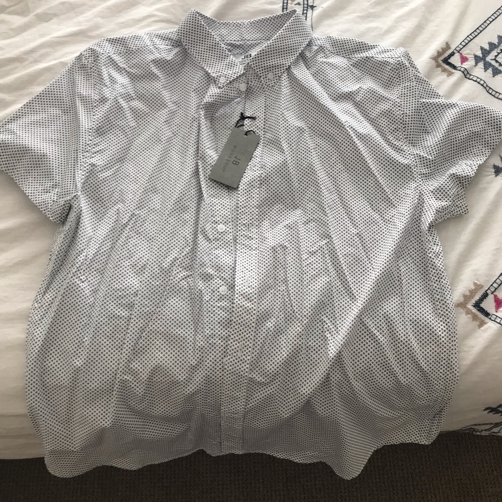 JB Workshop Men’s Casual Short Sleeve Button Down